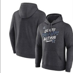 Dallas Cowboys Men's Fleece Hoodie Size 2XL Fanatics Lights Playoffs Action